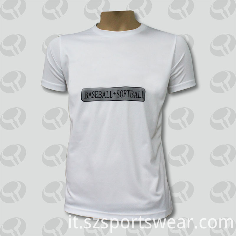 100% Cotton White Printed Fashion T Shirts Wholesale